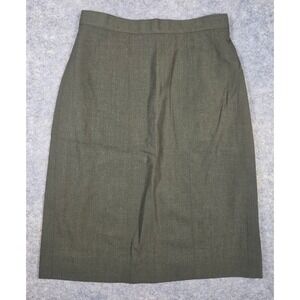 USMC Military Dress Skirt Womens 8MS Green Wool Blend Marine Corps Uniform